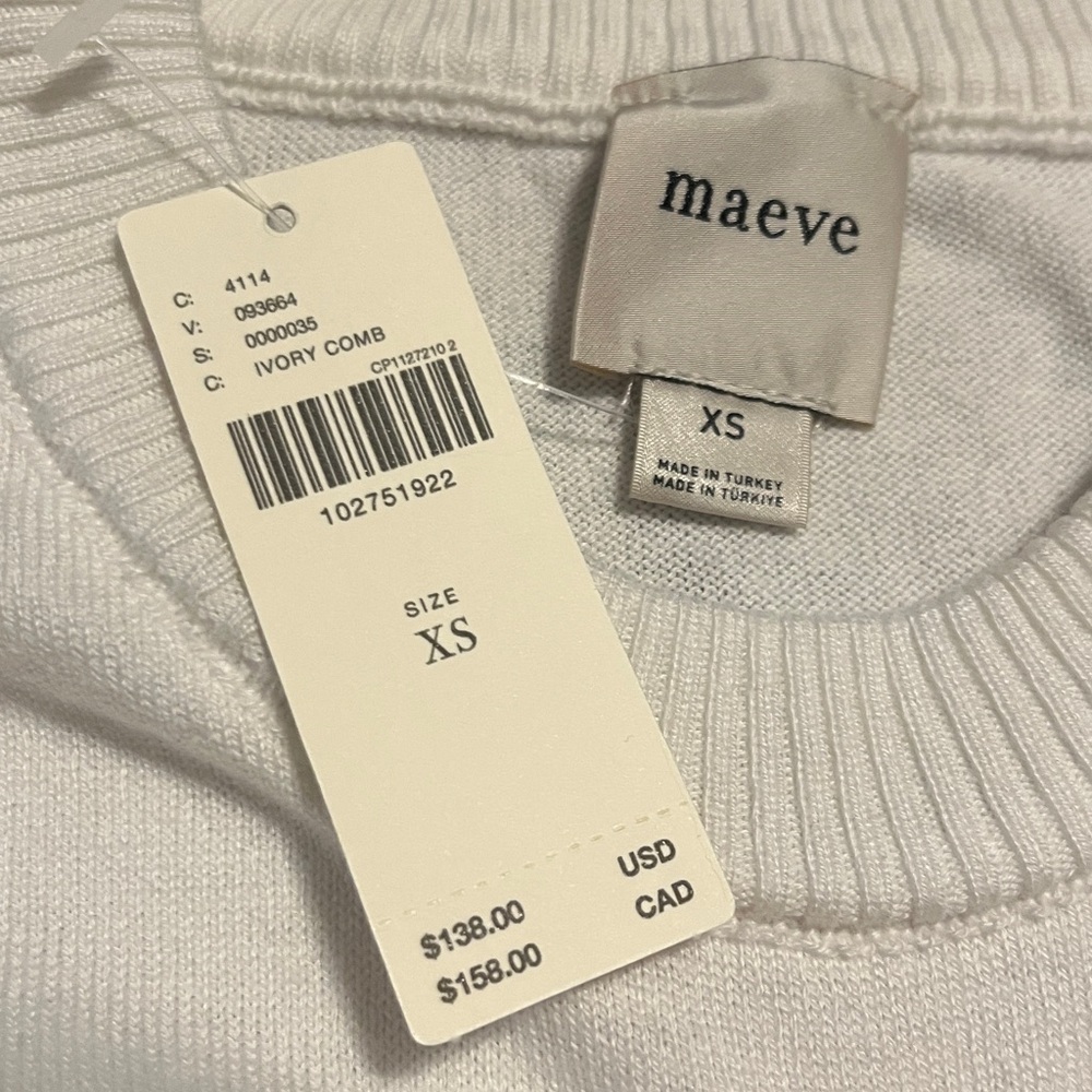 NWT Anthro Maeve Textured Squirrel Icon Sweater - Picture 5 of 16